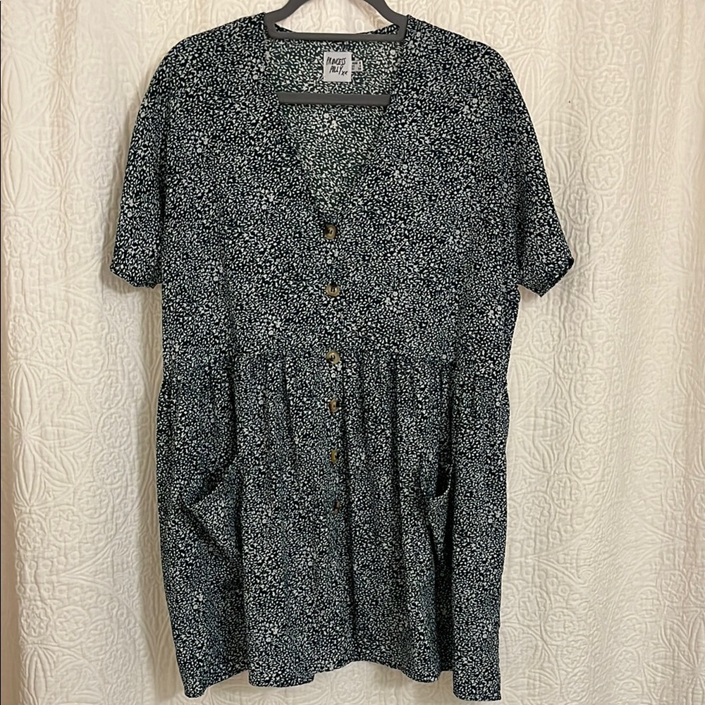 Princess Polly Green and White Floral Dress